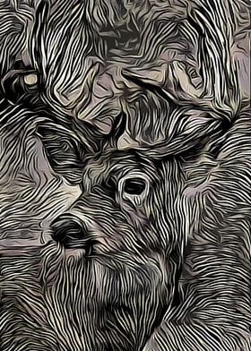 Deer Abstract