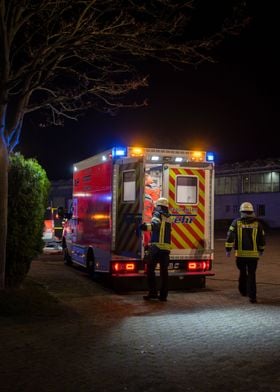 Rettungswagen Einsatz RTW