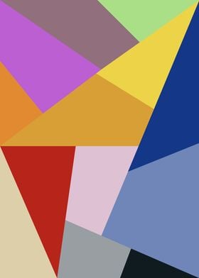 70s Abstract Triangles