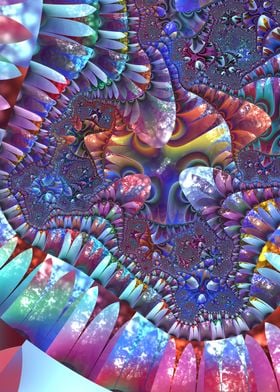 Colorful Sparkly Fractal