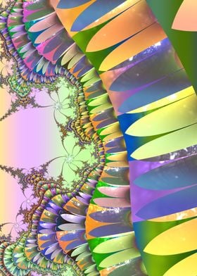 Vibrant Trippy Fractal