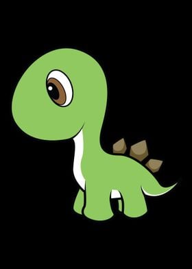 Brontosaurus Cute Dinosaur