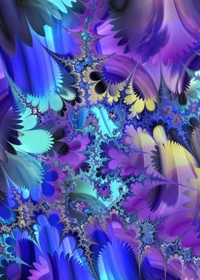 Trippy Jewel Tone Fractal