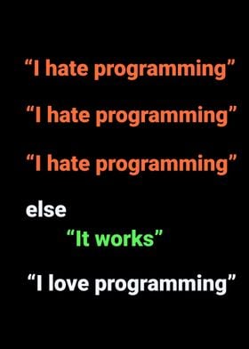 i love programming