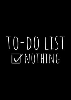 ToDo List Nothing Sloth