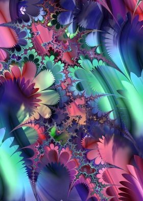 Psychedelic Groovy Fractal