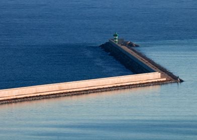 Pier open sea