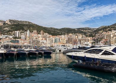 Monaco Skyline And Port