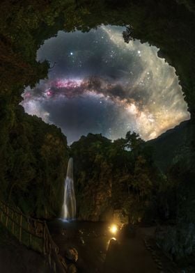 Milky Way Waterfall