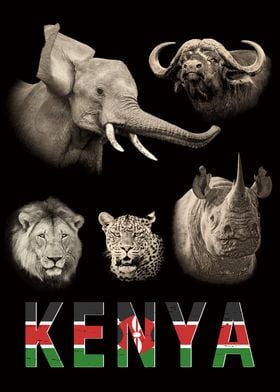 Kenya Big 5 Wildlife Pride