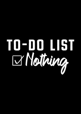 ToDo List Nothing Sloth