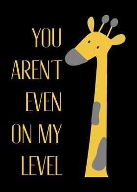 Funny Giraffe Lover