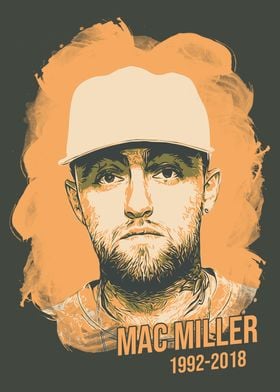 MAC MILLER POSTER ARTWORK