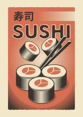 Sushi Retro Food