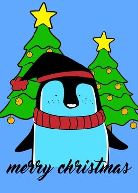 cute penguin christmas