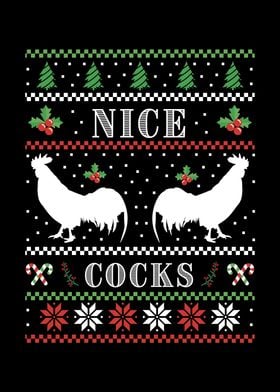 Nice Cocks Rooster Funny