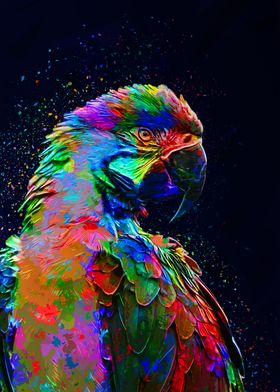 Colored Parrot III