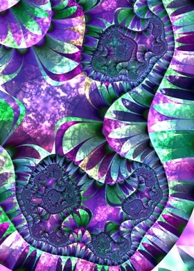 Funky Jewel Tone Fractal