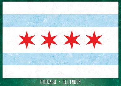 Chicago City Flag