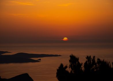 Sunset in Corsica