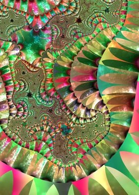 Vibrant Trippy Fractal