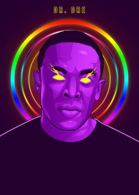 Dr Dre Neon Rapper