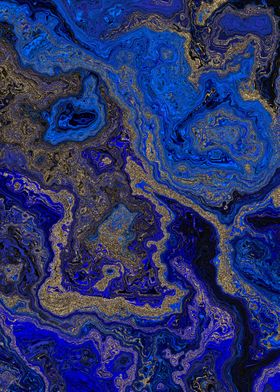 Lazurite Gold Texture 07