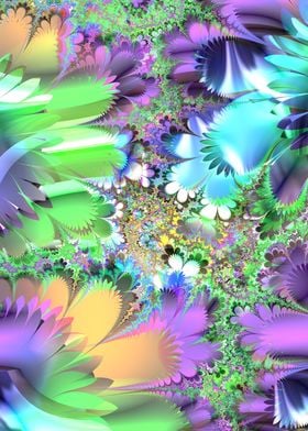 Colorful Groovy Fractal