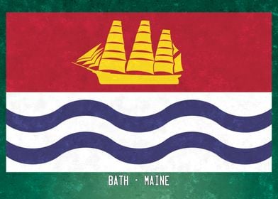 Flag of Bath Maine