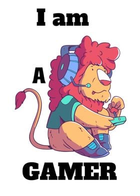 I am a gamer LION