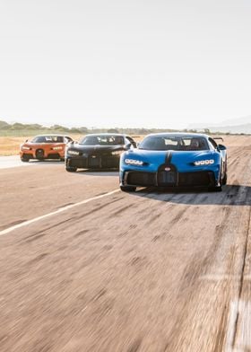 Bugatti Chiron family