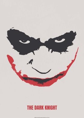 The Joker The Dark Knight "Put a Smile on Your Face" 11 x 17 high quality poster 