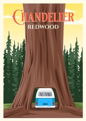 Chandelier Redwood
