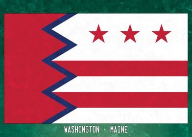 Flag of Washington Maine