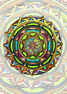 Multicolored Soul Mandala