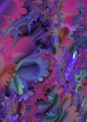 Groovy Jewel Tone Fractal