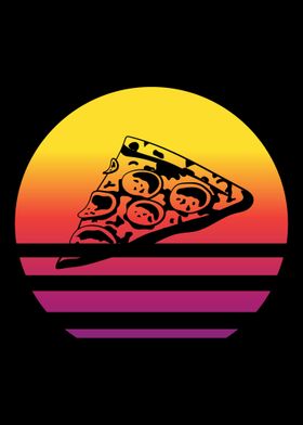 Pizza Retro Vintage