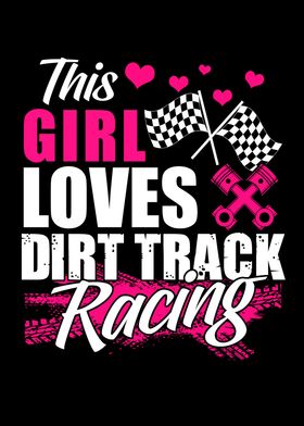 Dirt Track Racing Girl