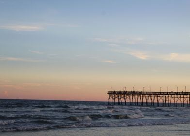 Beach Pier Sunset