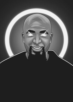 Tech N9ne Grayscale