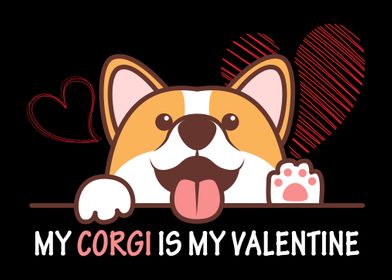 Corgi is My Valentine