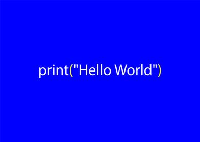 Hello World Python