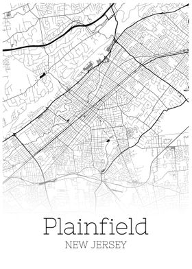 Plainfield New Jersey map