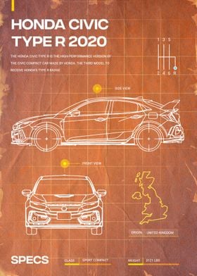 Honda Civic Blueprint