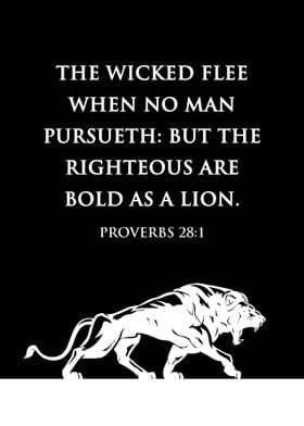 Proverbs 28 1