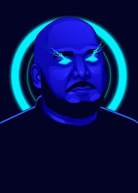 Kool Savas Neon Poster