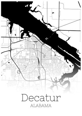 Decatur Alabama map