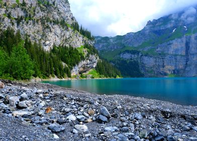 Lake in Switzerland