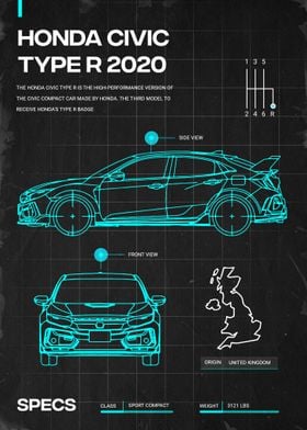 Honda Civic Blueprint