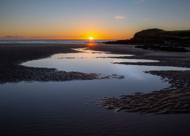 Rhossili Bay sunset